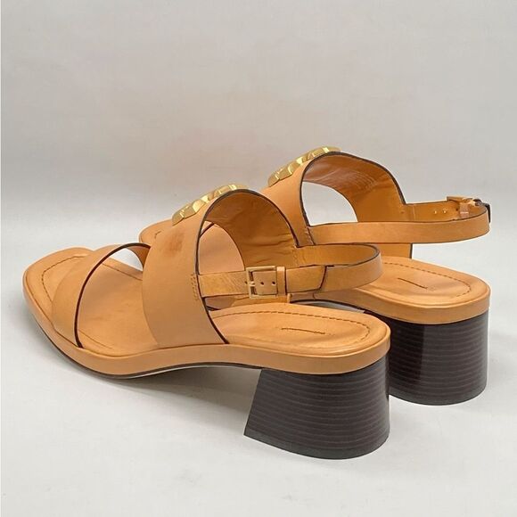 Tory Burch Eleanor Block-Heel Slingback Sandals size 10.5 - Picture 8 of 13